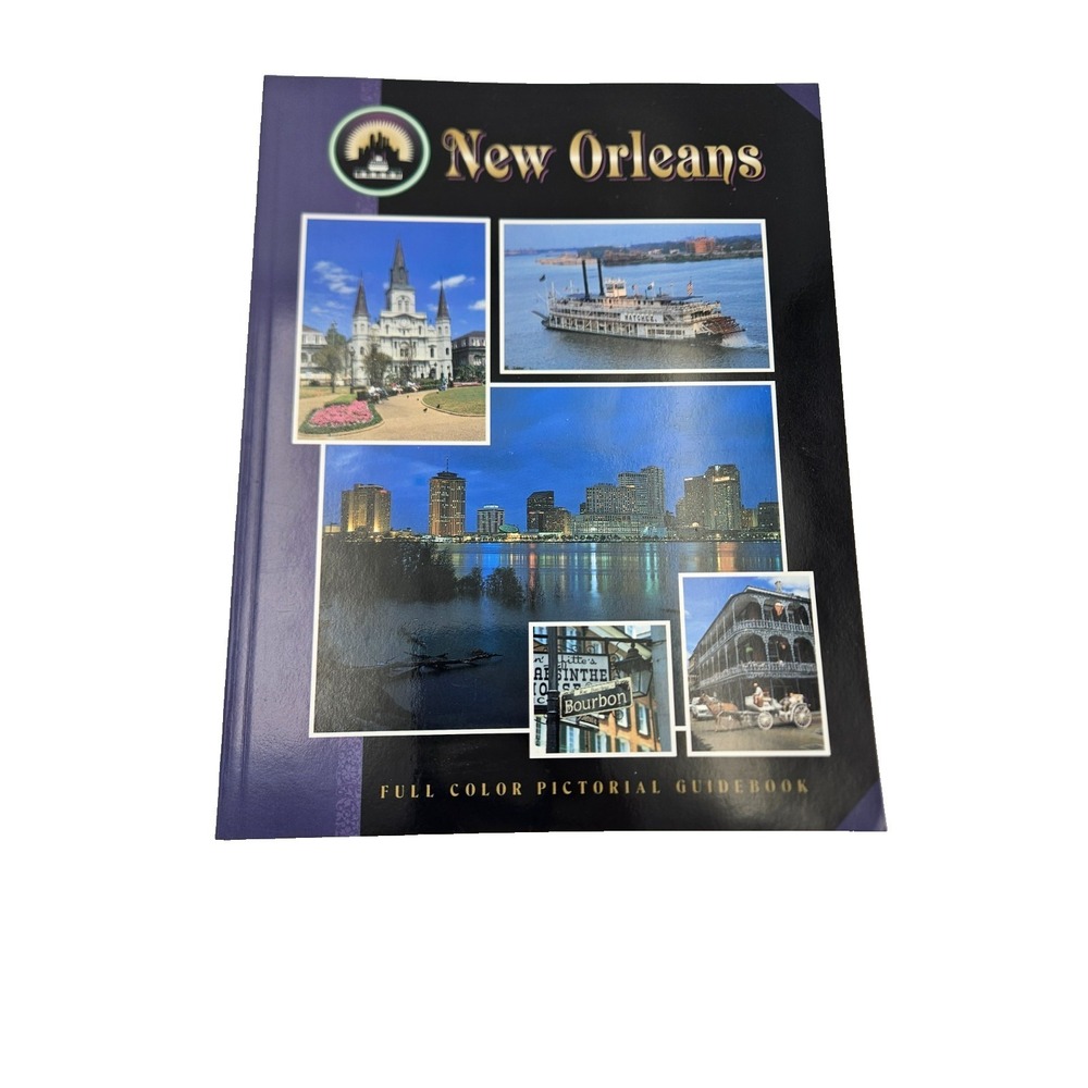 New Orleans Travel Guide Book Full Color Pictorial‎ Vintage Tourist